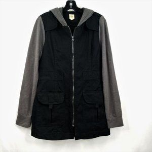 True Craft Hooded Jacket Top Full Zip Pockets M